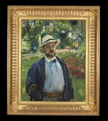 Autoportrait dans le jardin à Godramstein, 1910